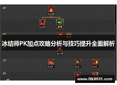 冰结师PK加点攻略分析与技巧提升全面解析